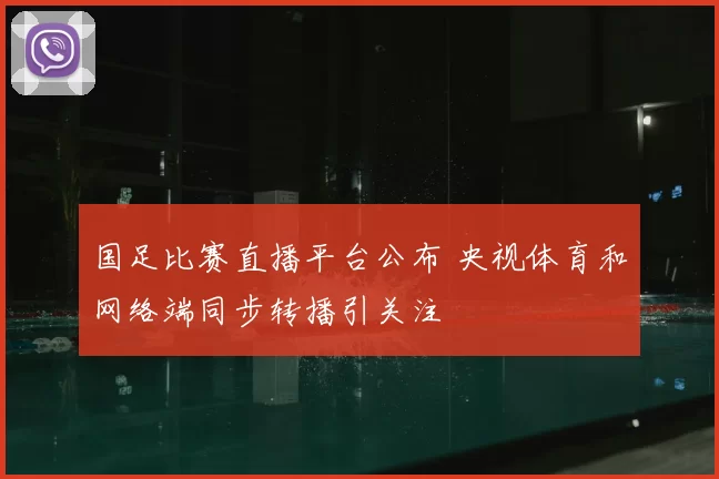 国足比赛直播平台公布 央视体育和网络端同步转播引关注