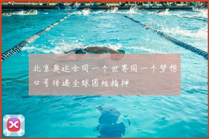 北京奥运会同一个世界同一个梦想口号传递全球团结精神